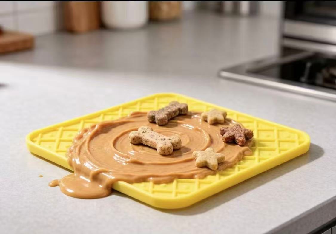 CalmFeeder Suction-Cup Silicone Lick Mat